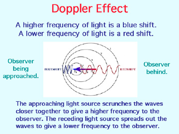 stars only exhibit a doppler shift if they are moving